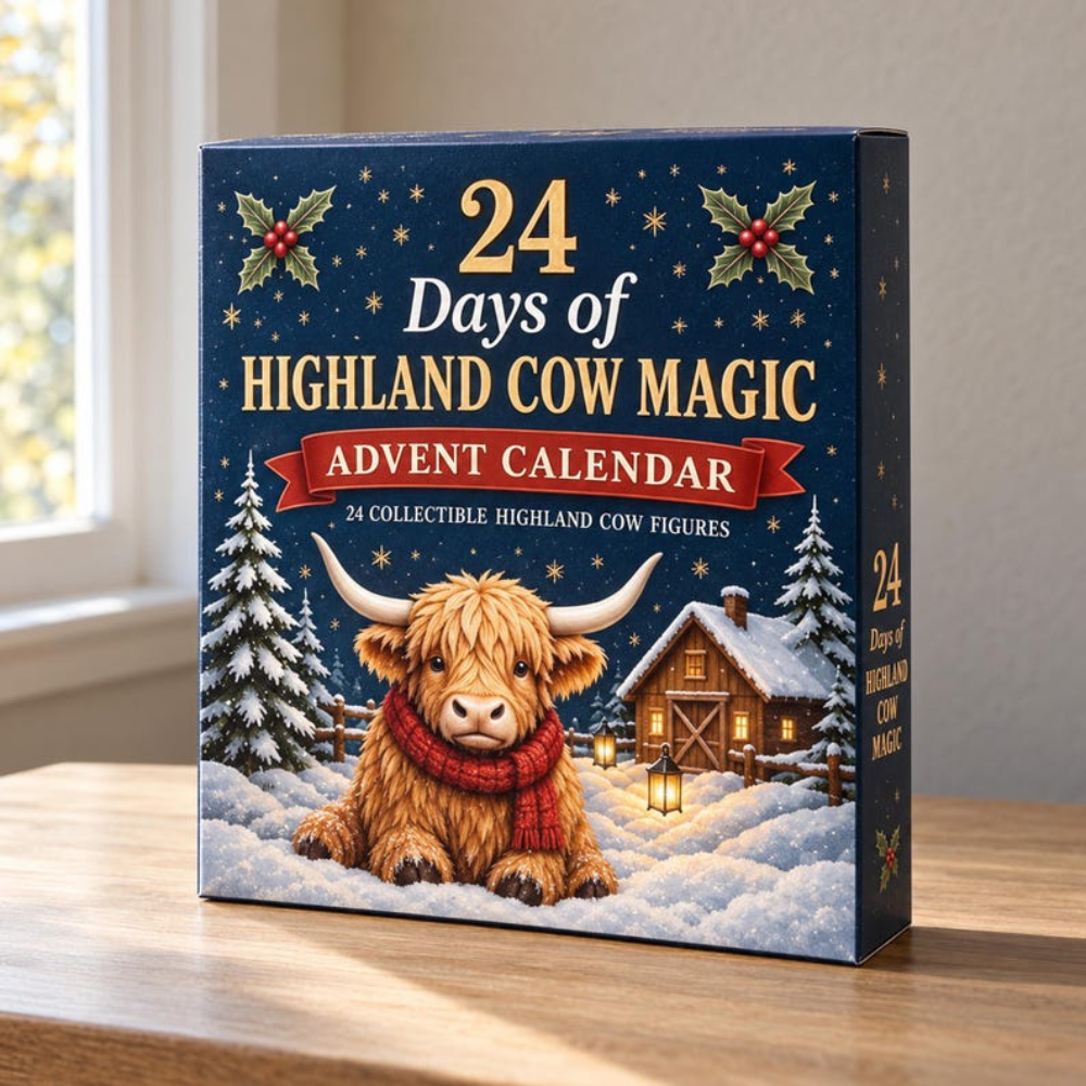Calendrier de l'Avent Vache des Highlands 2026