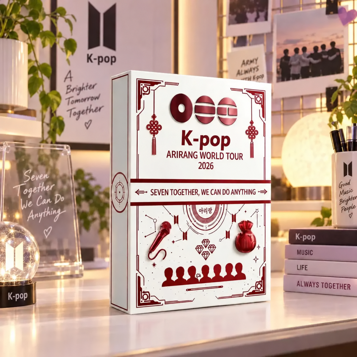 Calendrier de l’Avent K-pop 2026, visuel du coffret
